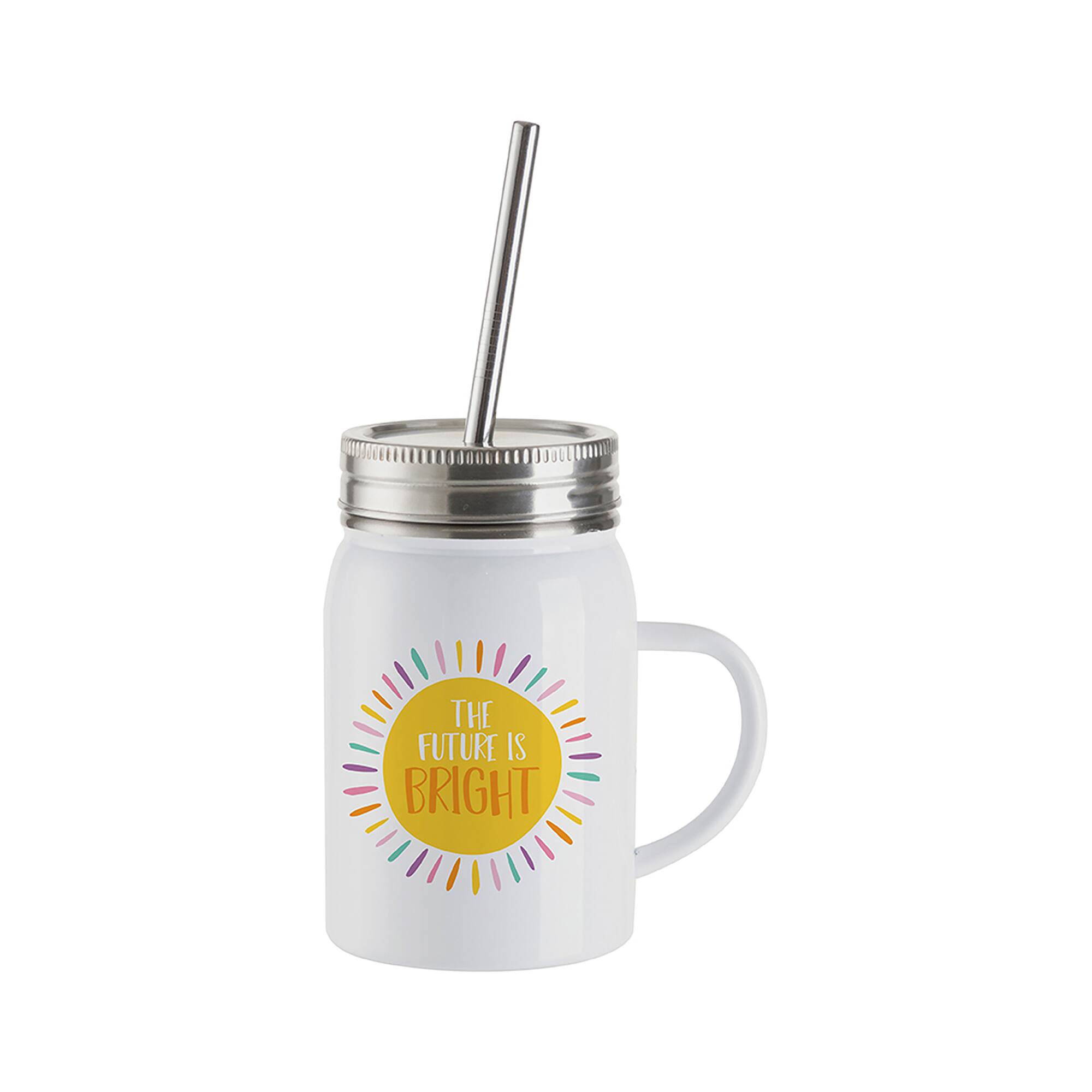 Craft Express 4ct. 17oz. Handled Sublimation Mason Jars